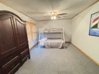 Newly remodeled lake front property with boat dock and oversized yard