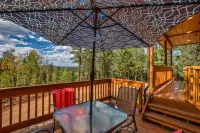 NEW Updated, SUNSETCABIN:3 bd,1.5 bth, secluded, beautiful views, deck, sleeps 6