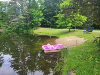 PET-FRIENDLY - Twilight Cabin a Unique Waterfront Log Cabin
