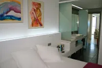 By the beach, a place to take a break