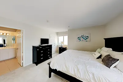 Oceanfront condo with direct beach access, pool, hot tub, & private balcony
