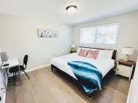 Central 5-BR Retreat with Basement Kitchenette & Convenient Freeway Access