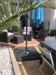 Comfortable apartment with courtyard close to the center and beach.