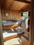 Rustic chalet - directly on the lake with sandy beach