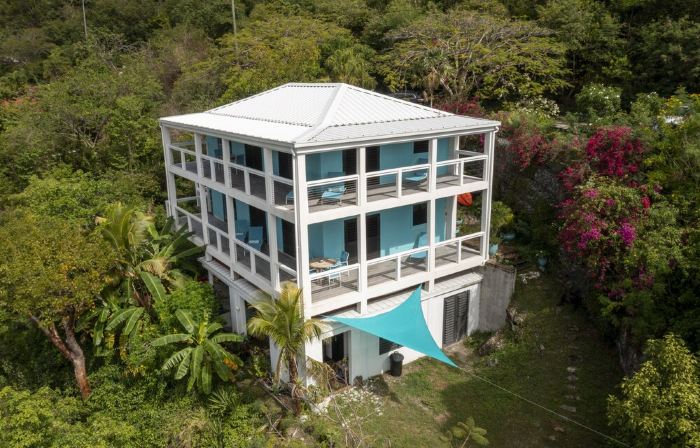 OWNERS' QUARTERS on the top of the house at AQUA VILLA ST. JOHN