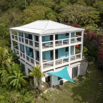 OWNERS' QUARTERS on the top of the house at AQUA VILLA ST. JOHN