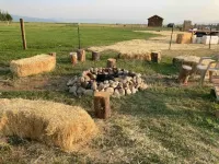 Private farm house lock off on sheep farm with salt hot tub