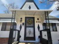 Charming 1938 Pueblo Home with Game Room, Firepit and Boho Bedroom