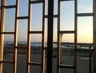 Beach apartment facing the sea.