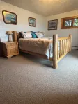 The Sniderhaus with beautiful sunsets and trails nearby.  A large dock.