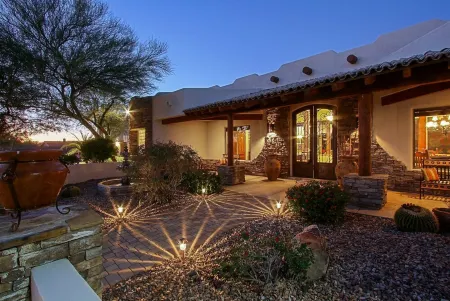 Luxury Custom Home on 1 acre, heated spa and pool, plus casita, no HOA, bring RV