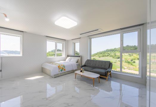 바다 앞 야외 바베큐장