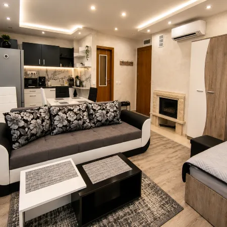 Elegant Ground-Floor Studio with Covered Terrace and Direct Access to Nature