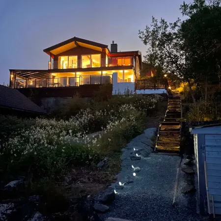 Sea house with private dock near Bergen & Flesland