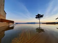 Hishino Onsen Tokiwakan - Bergblick