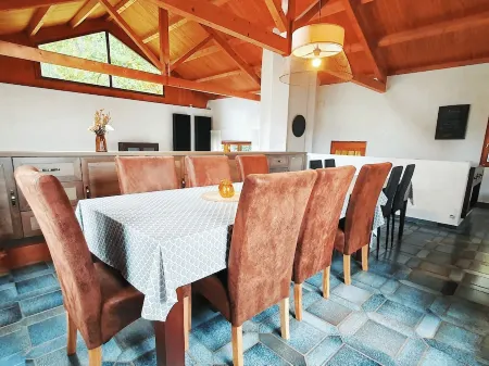 Vacation home (up to 15 pers, sauna, 7 rooms, 6 bathrooms, dogs allowed, garage