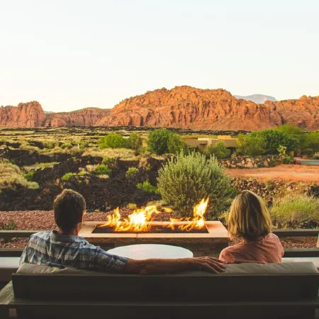 Stunning Snow Canyon Views from this Private Location in High End Community