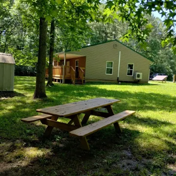 Beautiful location in the secluded woods