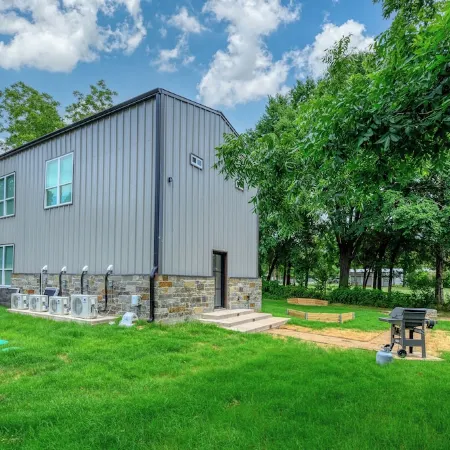 The BLUE SLIDE BUNGALOW on Lake Texoma sleeps up to 8. Relax in luxury.