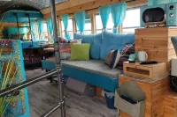 Skoolie Glamping