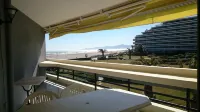 Apartment waterfront luxury building Canet Sud, parking and WIFI access