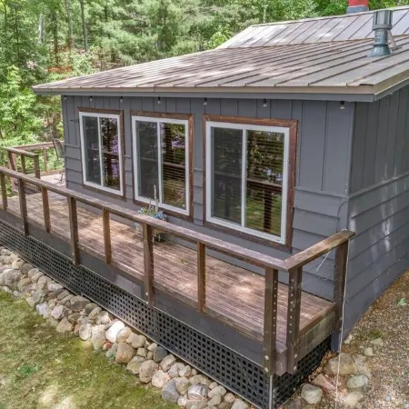 Quiet cottage with stunning peaceful lake views near Elcho and Pelican Lake WI