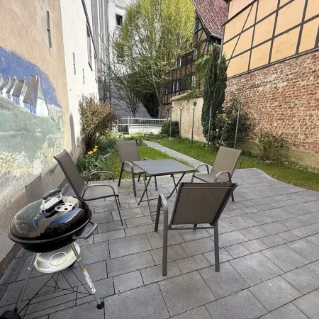 Central apartment with 2 bedrooms & inner courtyard in the old town of Stralsund