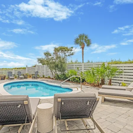 Shellstone Cottage - Beach Front Seacrest Home with Private Pool and 5 Bedrooms Home