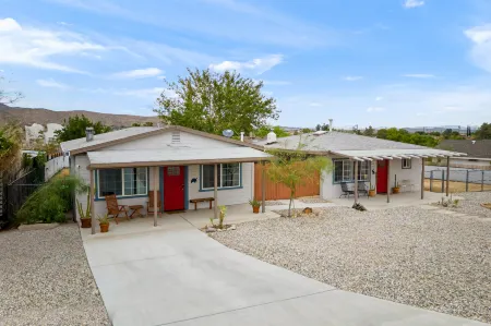 Charming Oasis with Hot Tub and Bowling - Unique Desert Retreat