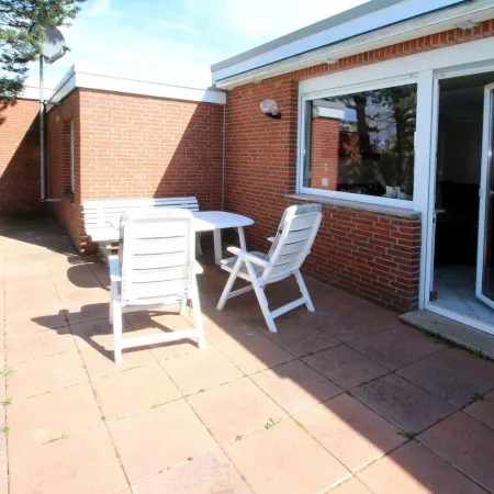 Holiday Bungalow Dornumersiel Terrace