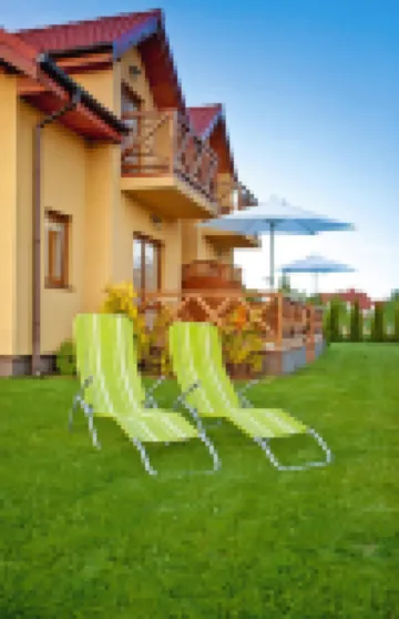 Half of Holiday Home, Terrace, Playground