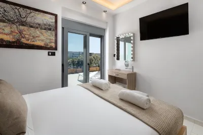 Rhodes Skyline Suite with Out Door Jacuzzi Sea View