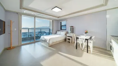 Yeosu Wayo Ocean View Pension オーシャン・ゴルフコース周辺のホテル