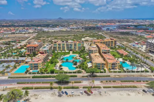 Oceania 4 bed 3 bath ocean view. Beachfront luxury, stunning Eagle Beach views