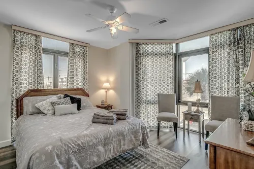 Enjoy the ocean view from your balcony. 3B/3B