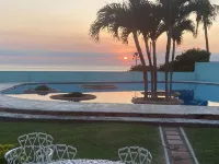 A pool and a beach… What else do you need? Check out my REVIEWS! GREEN!