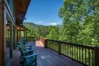 Breath Taking Log Mountain Lodge  inside Rumbling Bald Resort Hotels in Lake Lure