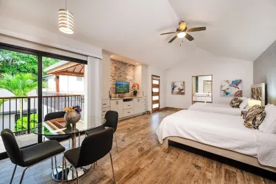 Iguana Surf Villas,  6 bedrooms, 6.5 bathrooms,  5 kitchens center of Tamarindo