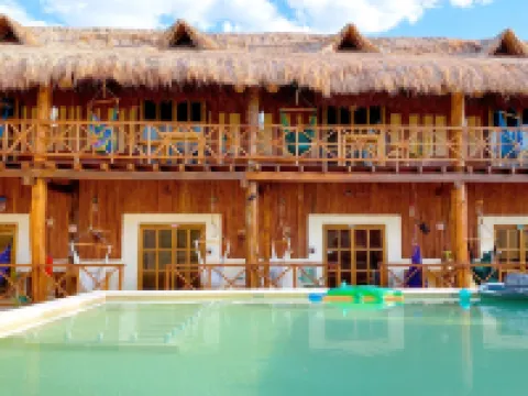 Cabañas "Frida" Hoteles en Chelem