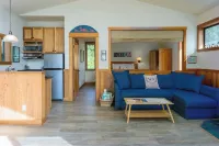 Waterfront Cottage on a Farm and Animal Sanctuary.