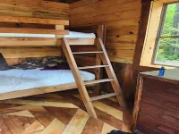 1 of 2 Enchanting 1 room cabins in Shapleigh, ME located on sloaping forest land Hotels in Shapleigh