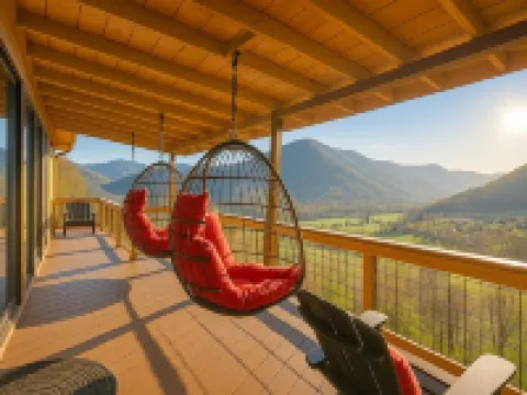 Sky High Retreat • Mountain Views • Hot Tub • Arcade Game Room • Pets OK• Skiing Hotels in Maggie Valley
