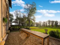 Holiday home adjoining a château.