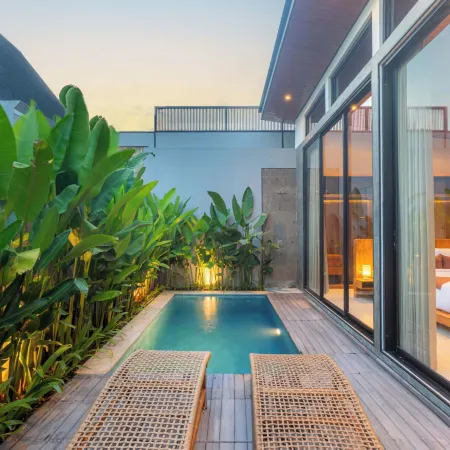 Anasera Villas Canggu Отели рядом с достопримечательностью «Пляж Эхо»