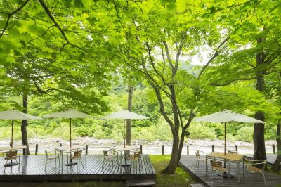 庭 星野リゾート 奥入瀬渓流ホテルの写真