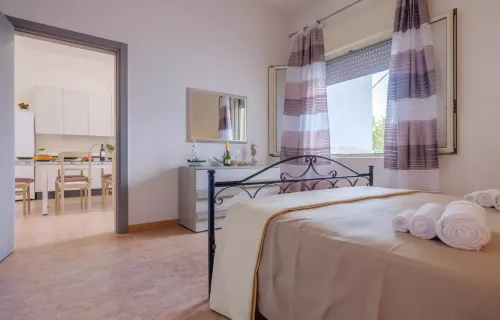 Villa Diamante Torre Lapillo with Air Conditioning, Parking and Wi-Fi - Kitchen