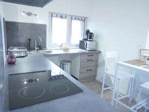 Appartement avec 1 chambre(s) de 26 m² et 1 salle(s) de bains privée(s) à Saint-Quentin