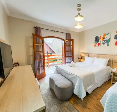 Hotel Euro Suíte Campos do Jordão by Nacional Inn - A 800 Metros da Vila Capivari Hôtels à proximité de : Ducha de Prata