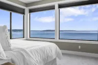 Panoramic Water Views from Expansive Luxury Point Ruston Estate