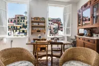 Apartment overlooking Vernazza's beautiful Marconi Square.